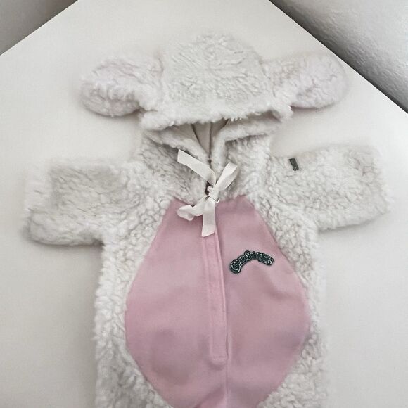Vintage Cabbage Patch Kids Lamb Sheep Doll Costume Clothes Outfit One Piece 1984 - Picture 2 of 16